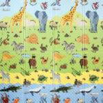 Covor de joacă ABC Animal 200x140 cm